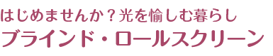 ブラインド・ロールスクリーン